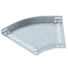 OBO BETTERMANN - Bogen 45° für Kabelrinne, horizontal 35x300 Stahl tauchfeuerverzinkt