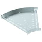 OBO BETTERMANN - Bogen 45° für Kabelrinne, horizontal 60x600 Stahl bandverzinkt