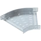 OBO BETTERMANN - Bogen 45° für Kabelrinne, horizontal 60x400 Stahl tauchfeuerverzinkt