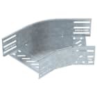 OBO BETTERMANN - Bogen 45° für Kabelrinne, horizontal 85x200 Stahl tauchfeuerverzinkt