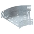 OBO BETTERMANN - Bogen 45° für Kabelrinne, horizontal 110x400 Stahl tauchfeuerverzinkt