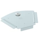 OBO BETTERMANN - Deckel für 45°-Bogen B100mm Stahl bandverzinkt