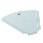 OBO BETTERMANN - Deckel für 45°-Bogen B200mm Stahl bandverzinkt
