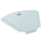 OBO BETTERMANN - Deckel für 45°-Bogen B150mm Stahl bandverzinkt Zink/Aluminium, Double Dip