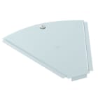 OBO BETTERMANN - Deckel für 45°-Bogen B300mm Stahl bandverzinkt Zink/Aluminium, Double Dip