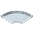 OBO BETTERMANN - Bogen 90° für Kabelrinne, horizontal 35x300 Stahl tauchfeuerverzinkt