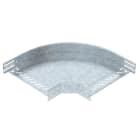 OBO BETTERMANN - Bogen 90° für Kabelrinne, horizontal 60x300 Stahl tauchfeuerverzinkt