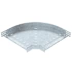 OBO BETTERMANN - Bogen 90° für Kabelrinne, horizontal 60x400 Stahl tauchfeuerverzinkt