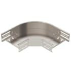 OBO BETTERMANN - Bogen 90° für Kabelrinne, horizontal 60x150 Edelstahl, rostfrei A2 1.4301 blank, nachbehandelt