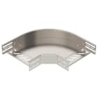 OBO BETTERMANN - Bogen 90° für Kabelrinne, horizontal 60x200 Edelstahl, rostfrei A2 1.4301 blank, nachbehandelt