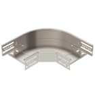 OBO BETTERMANN - Bogen 90° für Kabelrinne, horizontal 60x150 Edelstahl, rostfrei A4 1.4571 blank, nachbehandelt