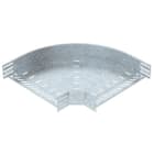 OBO BETTERMANN - Bogen 90° für Kabelrinne, horizontal 85x400 Stahl tauchfeuerverzinkt