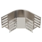 OBO BETTERMANN - Bogen 90° für Kabelrinne, horizontal 110x100 Edelstahl, rostfrei A2 1.4301 blank, nachbehandelt