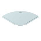 OBO BETTERMANN - Deckel für 90°-Bogen B200mm Stahl bandverzinkt Zink/Aluminium, Double Dip