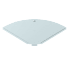 OBO BETTERMANN - Deckel für 90°-Bogen B300mm Stahl bandverzinkt Zink/Aluminium, Double Dip