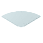 OBO BETTERMANN - Deckel für 90°-Bogen B400mm Stahl bandverzinkt Zink/Aluminium, Double Dip