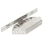 OBO BETTERMANN - Bogen, winkelverstellbar horizontal 60x200 Edelstahl, rostfrei A2 1.4301 blank, nachbehandelt