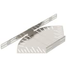 OBO BETTERMANN - Bogen, winkelverstellbar horizontal 60x300 Edelstahl, rostfrei A2 1.4301 blank, nachbehandelt