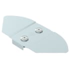 OBO BETTERMANN - Deckel für Bogen, winkelverstellbar B100mm Stahl bandverzinkt Zink/Aluminium, Double Dip