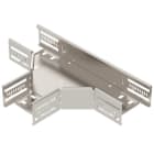 OBO BETTERMANN - T-Stück für Kabelrinne, horizontal 60x100 Edelstahl, rostfrei A2 1.4301 blank, nachbehandelt