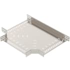 OBO BETTERMANN - T-Stück für Kabelrinne, horizontal 60x400 Edelstahl, rostfrei A2 1.4301 blank, nachbehandelt