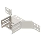 OBO BETTERMANN - Anbau-Abzweigstück für Kabelrinne 60x100 Edelstahl, rostfrei A2 1.4301 blank, nachbehandelt