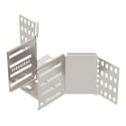 OBO BETTERMANN - Anbau-Abzweigstück für Kabelrinne 110x100 Edelstahl, rostfrei A2 1.4301 blank, nachbehandelt