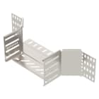 OBO BETTERMANN - Anbau-Abzweigstück für Kabelrinne 110x200 Edelstahl, rostfrei A2 1.4301 blank, nachbehandelt