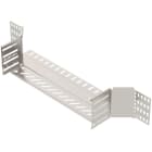 OBO BETTERMANN - Anbau-Abzweigstück für Kabelrinne 110x400 Edelstahl, rostfrei A2 1.4301 blank, nachbehandelt