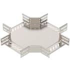 OBO BETTERMANN - Kreuzung für Kabelrinne 60x200 Edelstahl, rostfrei A2 1.4301 blank, nachbehandelt