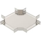OBO BETTERMANN - Kreuzung für Kabelrinne 60x300 Edelstahl, rostfrei A2 1.4301 blank, nachbehandelt