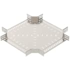 OBO BETTERMANN - Kreuzung für Kabelrinne 60x400 Edelstahl, rostfrei A2 1.4301 blank, nachbehandelt
