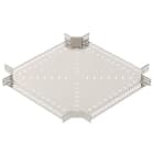 OBO BETTERMANN - Kreuzung für Kabelrinne 60x600 Edelstahl, rostfrei A2 1.4301 blank, nachbehandelt