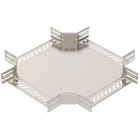 OBO BETTERMANN - Kreuzung für Kabelrinne 60x300 Edelstahl, rostfrei A4 1.4571 blank, nachbehandelt