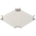 OBO BETTERMANN - Kreuzung für Kabelrinne 60x600 Edelstahl, rostfrei A4 1.4571 blank, nachbehandelt