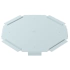 OBO BETTERMANN - Deckel für Kreuzung B100mm Stahl bandverzinkt Zink/Aluminium, Double Dip