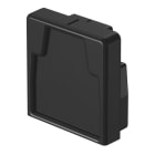 OBO BETTERMANN - Endstück 40x40mm Thermoplastisches Elastomer graphitschwarz RAL 9011