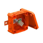 OBO BETTERMANN - Kabelabzweigkasten für Funktionserhalt 114x114x57 Polypropylen pastellorange RAL 2003