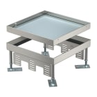 OBO BETTERMANN - Quadratische Kassette SL1 Blinddeckel 243x243x100 Edelstahl, rostfrei