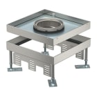 OBO BETTERMANN - Quadratische Kassette SL1 Deckel für Tubus 243x243x105 Edelstahl, rostfrei