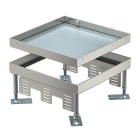 OBO BETTERMANN - Quadratische Kassette Blinddeckel 243x243x100 Edelstahl, rostfrei