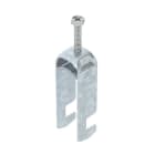 OBO BETTERMANN - Bügelschelle 2056 2-fach 16-22mm Stahl tauchfeuerverzinkt