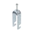 OBO BETTERMANN - Bügelschelle 2056 2-fach 22-28mm Stahl tauchfeuerverzinkt