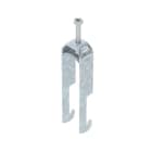 OBO BETTERMANN - Bügelschelle 2056 2-fach 22-28mm Stahl tauchfeuerverzinkt