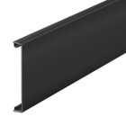 OBO BETTERMANN - Oberteil glatt 2000x80 Polyvinylchlorid tiefschwarz RAL 9005