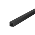OBO BETTERMANN - Wand- und Deckenkanal mit Bodenlochung 2000x15x15 tiefschwarz RAL 9005