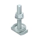 OBO BETTERMANN - Hammerkopfschraube mit Feder für Profilschiene MS4121/4141 M10x60mm Stahl Zinklamelle