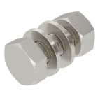OBO BETTERMANN - Sechskantschraube mit Mutter und Scheiben M10x30 Edelstahl, rostfrei  edelstahl