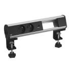 OBO BETTERMANN - Deskbox mit Befestigungszwinge 325x71x78 Aluminium eloxiert aluminium