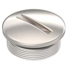 OBO BETTERMANN - Verschlussschraube mit O-Ring Ø21x9 Messing vernickelt